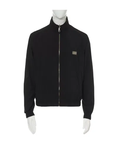 DOLCE & GABBANA DOLCE  GABBANA BRAND TAG ZIPPED JACKET