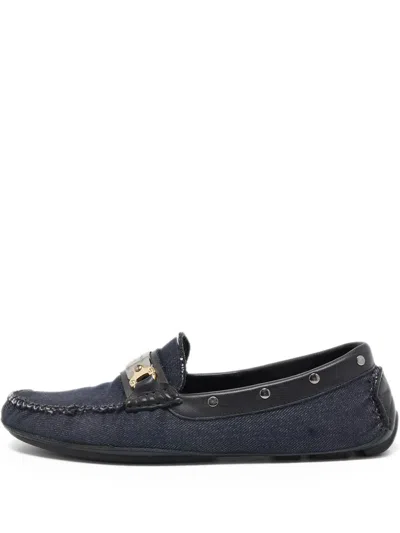 Pre-owned Dolce & Gabbana Logo-plaque Loafers