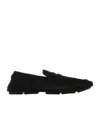 Dolce & Gabbana Dolce&gabbana Black Suede Loafer In Black