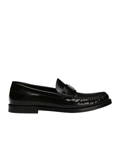 DOLCE & GABBANA DOLCE  GABBANA LOGO PLAQUE LOAFERS