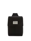 Dolce & Gabbana Logo-plaque Mini Backpack In Black
