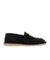 Dolce & Gabbana Dolce  Gabbana Logo Plaque Mocassins In Black