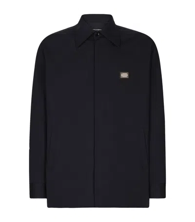 DOLCE & GABBANA LOGO PLAQUE OVERSHIRT