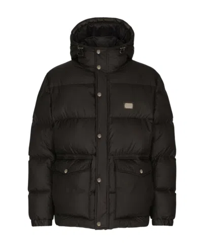 DOLCE & GABBANA DOLCE  GABBANA BUTTON-UP PADDED JACKET