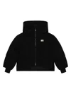 Dolce & Gabbana Logo-plaque Padded Jacket In Black