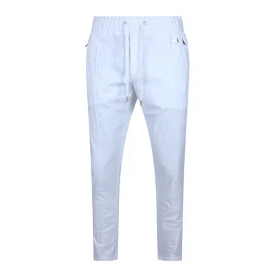 Dolce & Gabbana Elastic Waist Casual Pants In White