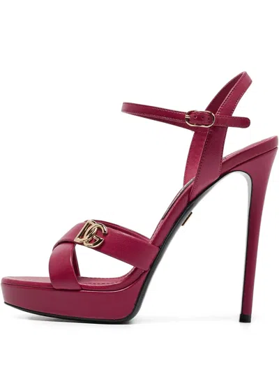 Pre-owned Dolce & Gabbana Logo-plaque Platform Sandals