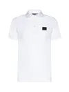 Dolce & Gabbana White Collared Short Sleeves Polo Men T-shirt In White