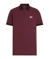 Dolce & Gabbana Polo Shirt With Lapel Short Sleeve In Red