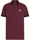 Dolce & Gabbana Polo Shirt With Lapel Short Sleeve In Red
