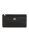 Dolce & Gabbana Dolce&gabbana Dauphine Zipped Card Holder In Black