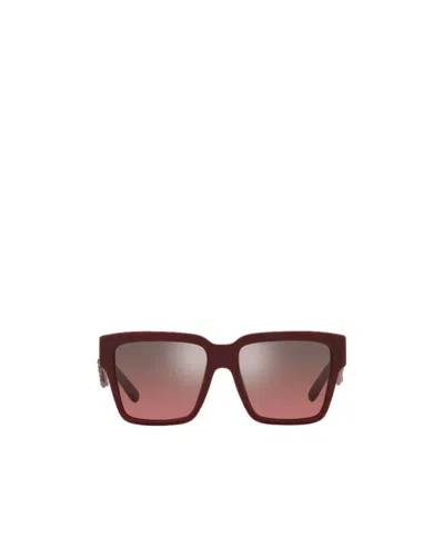 Dolce & Gabbana Logo-plaque Rectangle-frame Sunglasses In Brown