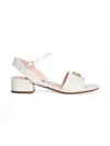 Dolce & Gabbana Logo-plaque Sandals In White