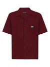 Dolce & Gabbana Cotton Hawaiian Shirt In Rot