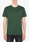 Dolce & Gabbana Logo Plaque Short-sleeved T-shirt In Green