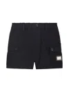 Dolce & Gabbana Logo-plaque Shorts In Blue