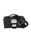 Dolce & Gabbana Logo-plaque Shoulder Bag In Black