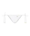 Dolce & Gabbana Logo-plaque Side-tie Bikini Bottom In White