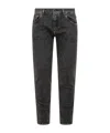 Dolce & Gabbana Button-fastening Jeans In Black