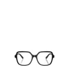 Dolce & Gabbana Logo-plaque Square-frame Glasses In Black