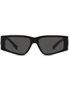 Dolce & Gabbana Logo-plaque Square-frame Sunglasses In Black