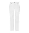 Dolce & Gabbana White Regular Stretch Jeans