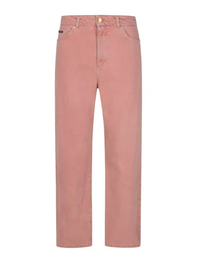 Dolce & Gabbana Straight-leg Jeans In Pink