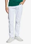 Dolce & Gabbana Logo Plaque Straight-leg Jeans In White