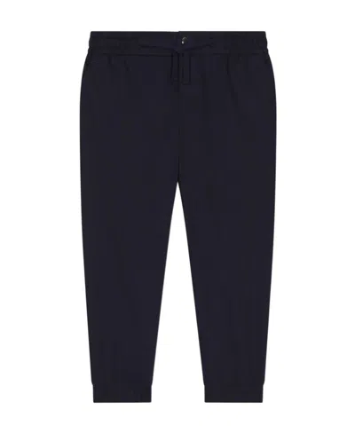 Dolce & Gabbana Logo-plaque Stretch-cotton Track Pants In Black