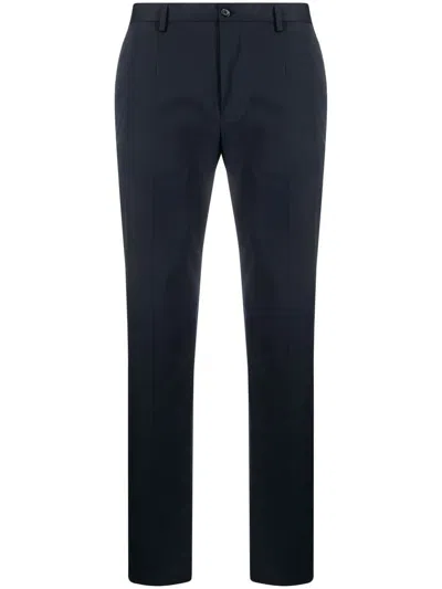 DOLCE & GABBANA LOGO-TAG TAILORED TROUSERS