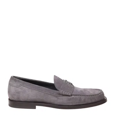 DOLCE & GABBANA DOLCE  GABBANA DG LOGO PLAQUE MOCCASINS