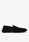 Dolce & Gabbana Dolce&gabbana Black Suede Loafer In Black
