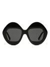 Dolce & Gabbana Logo-plaque Sunglasses In Black