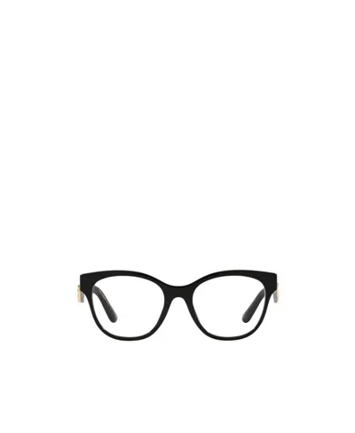 Dolce & Gabbana Logo-plaque Sunglasses In Black