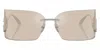 Dolce & Gabbana Logo-plaque Sunglasses In Brown