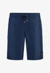 Dolce & Gabbana Logo Plaque Swim Short In Blue