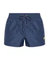 Dolce & Gabbana Logo Plaque Swim Short In Blue