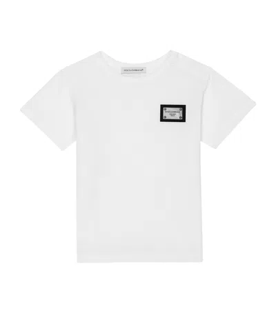 Dolce & Gabbana Kids' Logo Plaque T-shirt