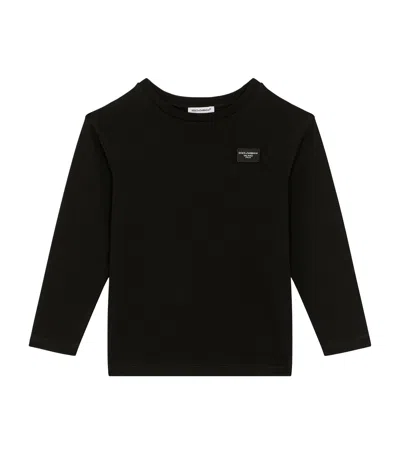 Dolce & Gabbana Kids' Logo Plaque T-shirt