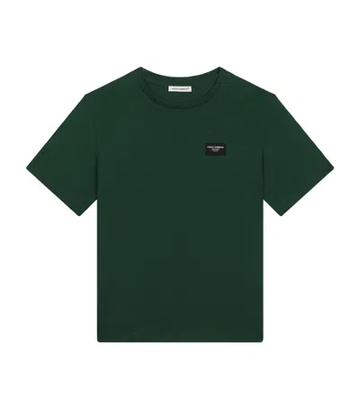 Dolce & Gabbana Kids' Logo Plaque T-shirt