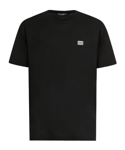 DOLCE & GABBANA DOLCE  GABBANA LOGO TAG CREWNECK T-SHIRT