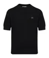 Dolce & Gabbana Logo Plaque Crewneck T-shirt In Black