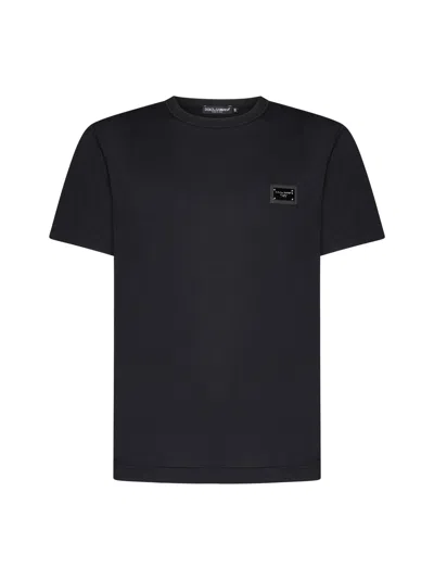 DOLCE & GABBANA LOGO PLAQUE T-SHIRT