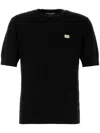 Dolce & Gabbana Logo-plaque T-shirt In Schwarz