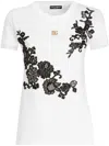 Dolce & Gabbana Logo-plaque T-shirt In White