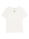 Dolce & Gabbana Jersey T-shirt With Rhinestones Dg Logo In White