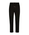 Dolce & Gabbana Stretch Cotton Jogging Pants With Tag In Black