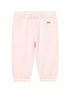 Dolce & Gabbana Jersey Pants With Branded Tag In Pink