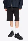 Dolce & Gabbana Logo Plaque Track Shorts In Black