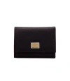 Dolce & Gabbana Gold-tone Hardware Wallets With Timeless Style In Black